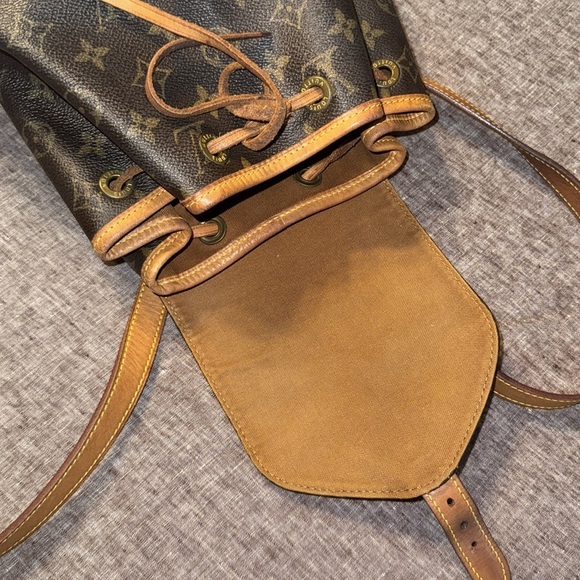 Vtg Louis Vuitton Montsouris MM Monogram Vintage Backpack 90s cute retro - Picture 12 of 16